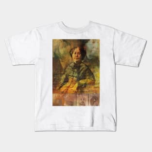 Collage Art George Sand Kids T-Shirt